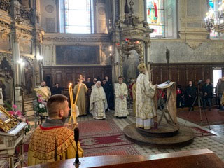 Serbien 04.04.Messe